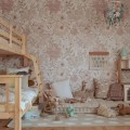 wallpaper flowers and rabbits