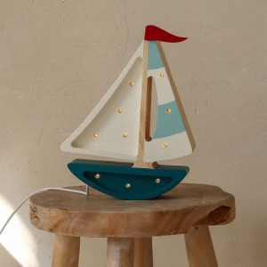LAMPKA ŻAGLÓWKA MINI TEAL - LITTLE LIGHTS