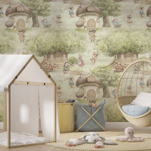 TAPETA OPOWIEŚCI Z LEŚNEJ CHATY W65 - YOKO DESIGN