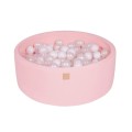 round dry pools pink