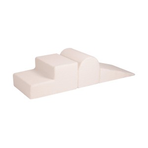 MEOW BABY - FOAM CLIMBING BLOCKS FOR TODDLERS 3 ELEMENTS BOUCLE