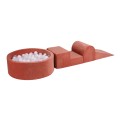 foam climbing blocks and dry pool