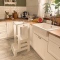 wooden kitchen helper natural