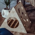 wooden climbing triangle