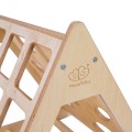 wooden climbing triangle