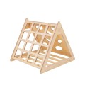 wooden climbing triangle