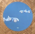 okrągła mata kauczukowa samochody