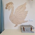 wall decoration swan