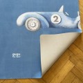 natural rubber play mat cars