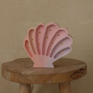 LAMPKA MUSZELKA MERMAIDS PINK - LITTLE LIGHTS 