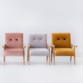 mustard armchair for kids room