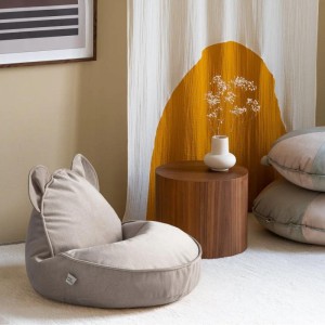 Pufa miś dla dzieci Bear Dusty Beige - Wigiwama
