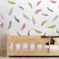 classic wooden bed for kids