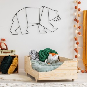 ADEKO -  WOODEN CHILDREN'S BED BOX MODEL 4