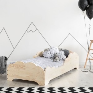 ADEKO -  WOODEN CHILDREN'S BED BOX MODEL 9