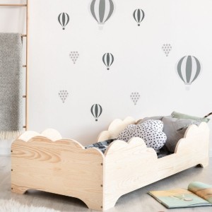 ADEKO -  WOODEN CHILDREN'S BED BOX MODEL 10