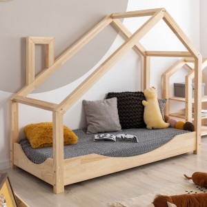 ADEKO - WOODEN BED HOUSE LUNA MODEL E