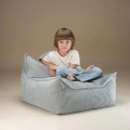 pufa-fotel dla dziecka sztruks