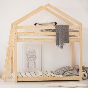 ADEKO - WOODEN BUNK BED HOUSE MILA MODEL DMPB