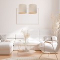lampa wisząca boho tuba len