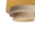 potrójna lampa wisząca boho