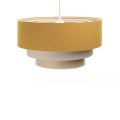 potrójna lampa wisząca boho