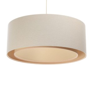 PODWÓJNA LAMPA WISZĄCA BOHO LEN 