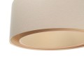 lampa wisząca boho len podwójna