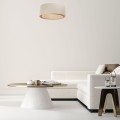 lampa wisząca boho len podwójna