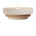 lniano jutowa lampa wisząca boho