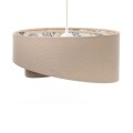 lampa asymetryczna len liście