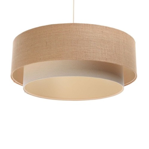 lampa boho len juta