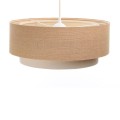 lampa boho len juta