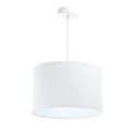 biała lampa wisząca do pokoju dziecka