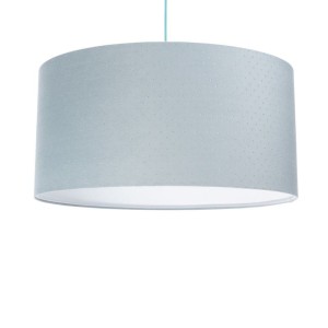 LAMPA WISZĄCA JAŚMIN BEBE PIKOWANA BŁĘKITNA