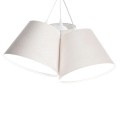 lampa wisząca dzwonki jasny krem