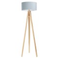 lampa podłogowa trójnóg błękitna