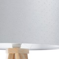 lampa podłogowa welur szara