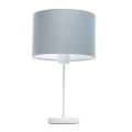 błękitna lampka stojąca