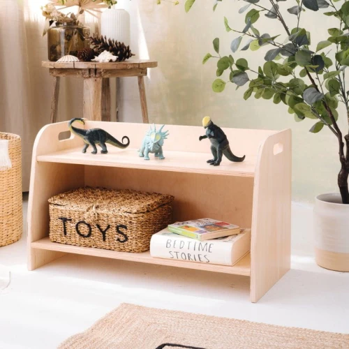 drewniany regal montessori sklejkove