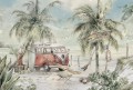wallpaper surf camp mint