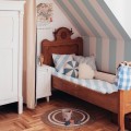 tapeta dekornik w pasy blue