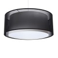 czarna lampa sufitowa