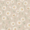tapeta sunny daisy bezowa dekorillo wzor duzy