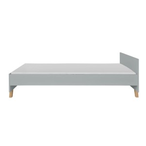 Łóżko dla dziecka 90x200 cm Zara szare - Novelies