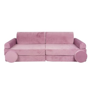 MEOW BABY - SOFA DZIECIĘCA PREMIUM RÓŻOWA