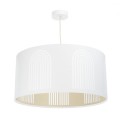 lampa boho tęcza biała