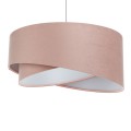 lampa asymetria pudrowy róż