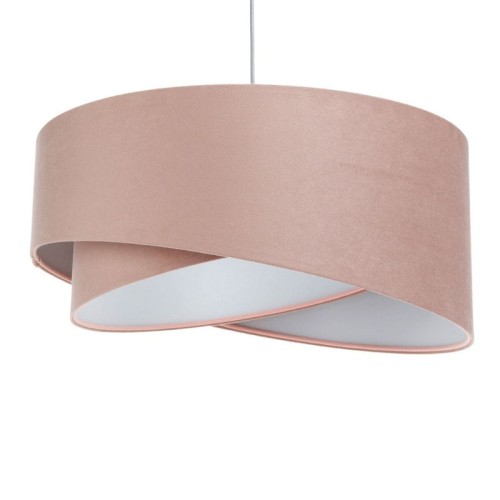 lampa asymetria pudrowy róż