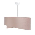 lampa asymetria pudrowy róż